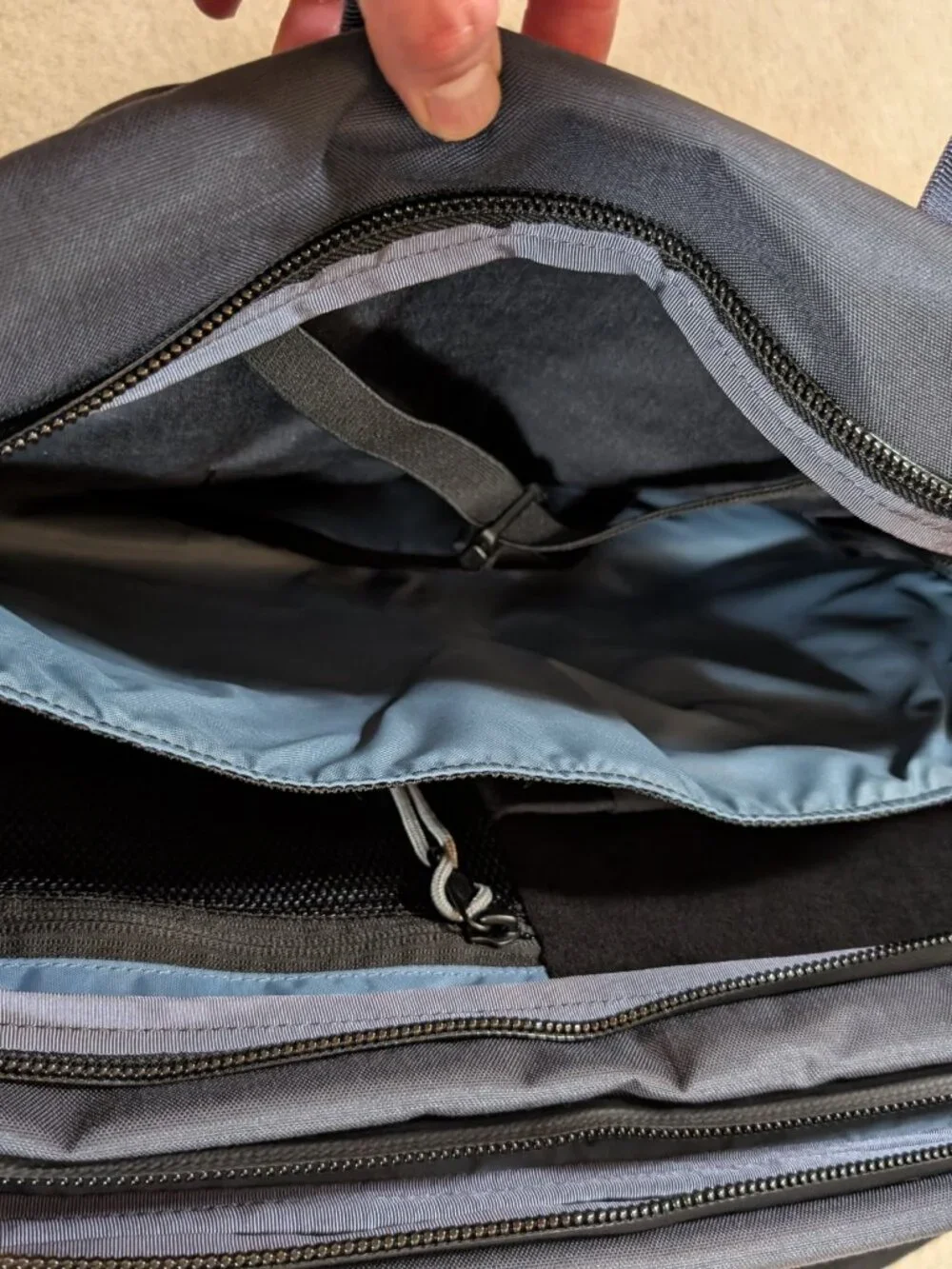 MYSTERY RANCH 3-Way 27L Briefcase Backpack Shoulder Bag Blue BNWT $229 MSRP